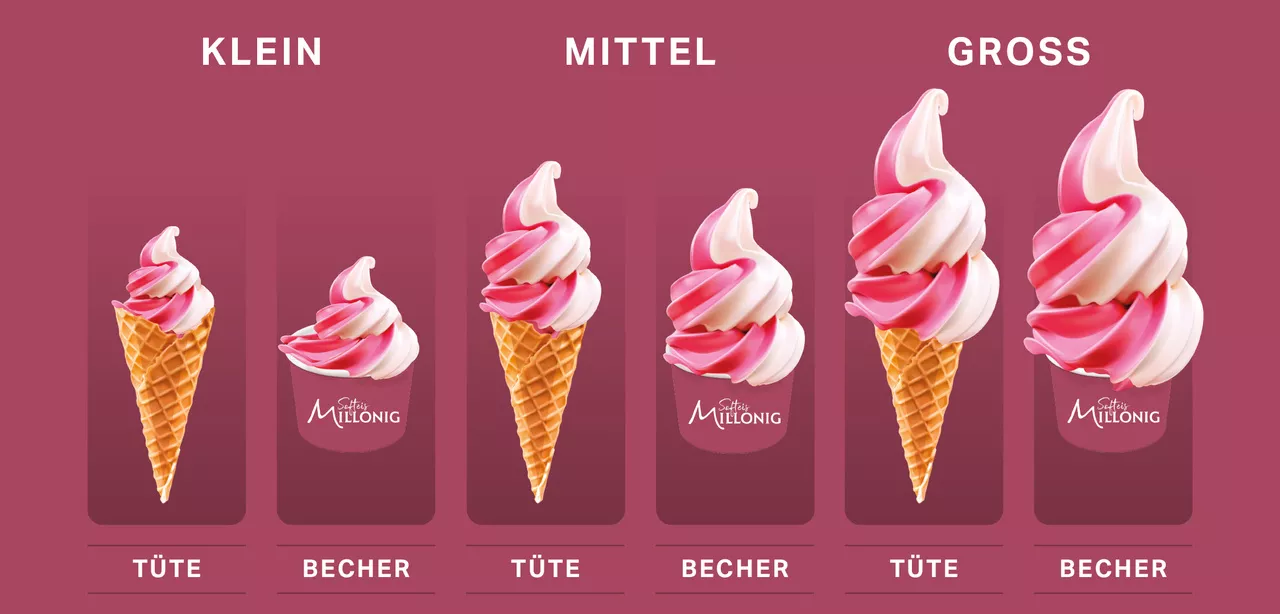 Unsere Eisvarianten zum Mitnehmen Unsere Eisvarianten zum Mitnehmen